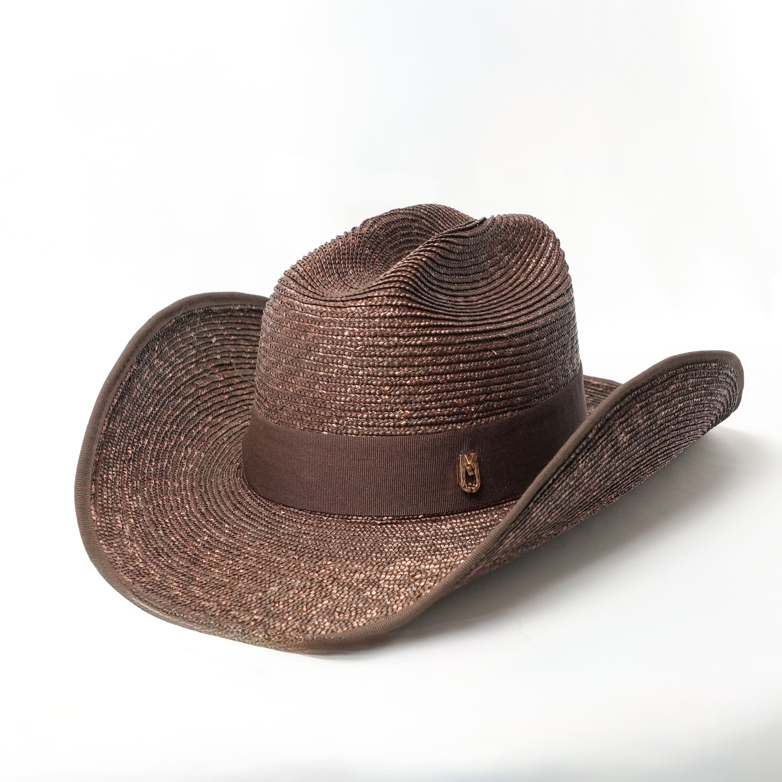 MORANA BROWN COWBOY Straw Hat