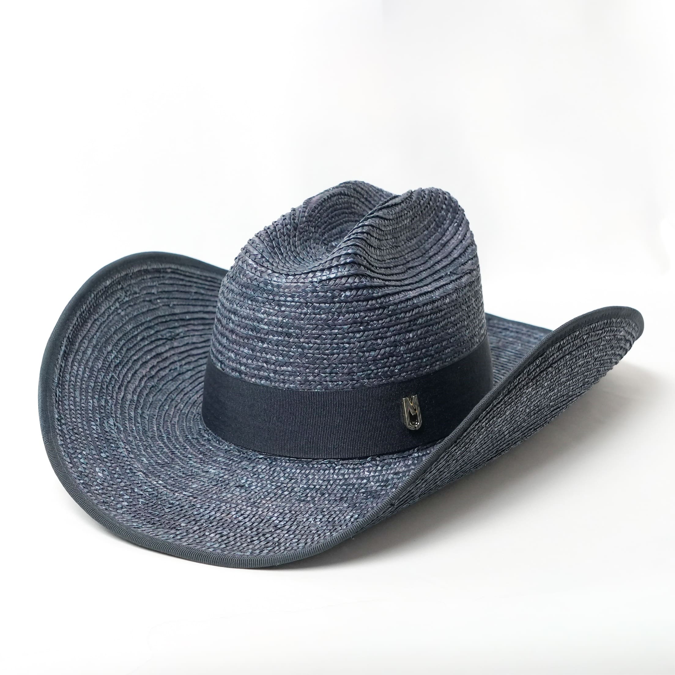 MORANA BLUE COWBOY Straw Hat